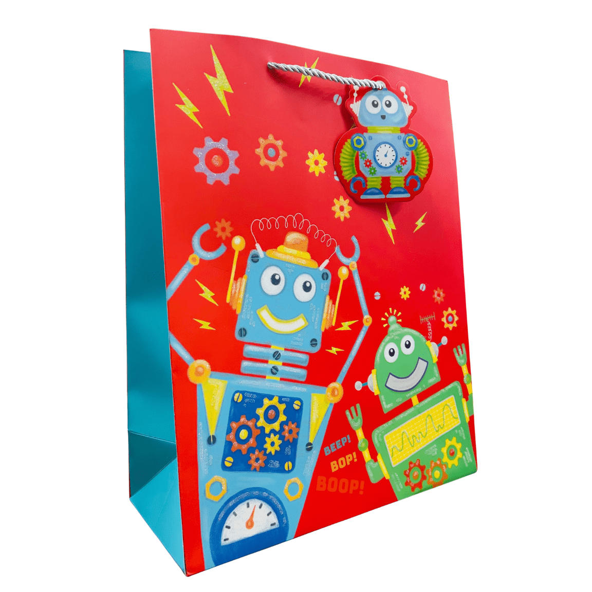 Untitled design (37) Robot theme gift bag - Image 1