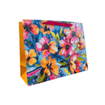 Floral gift bag medium size