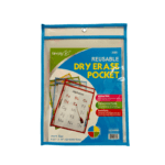 Reusable dry erase pocket