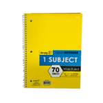 1-subject wide ruled 70sheets note book