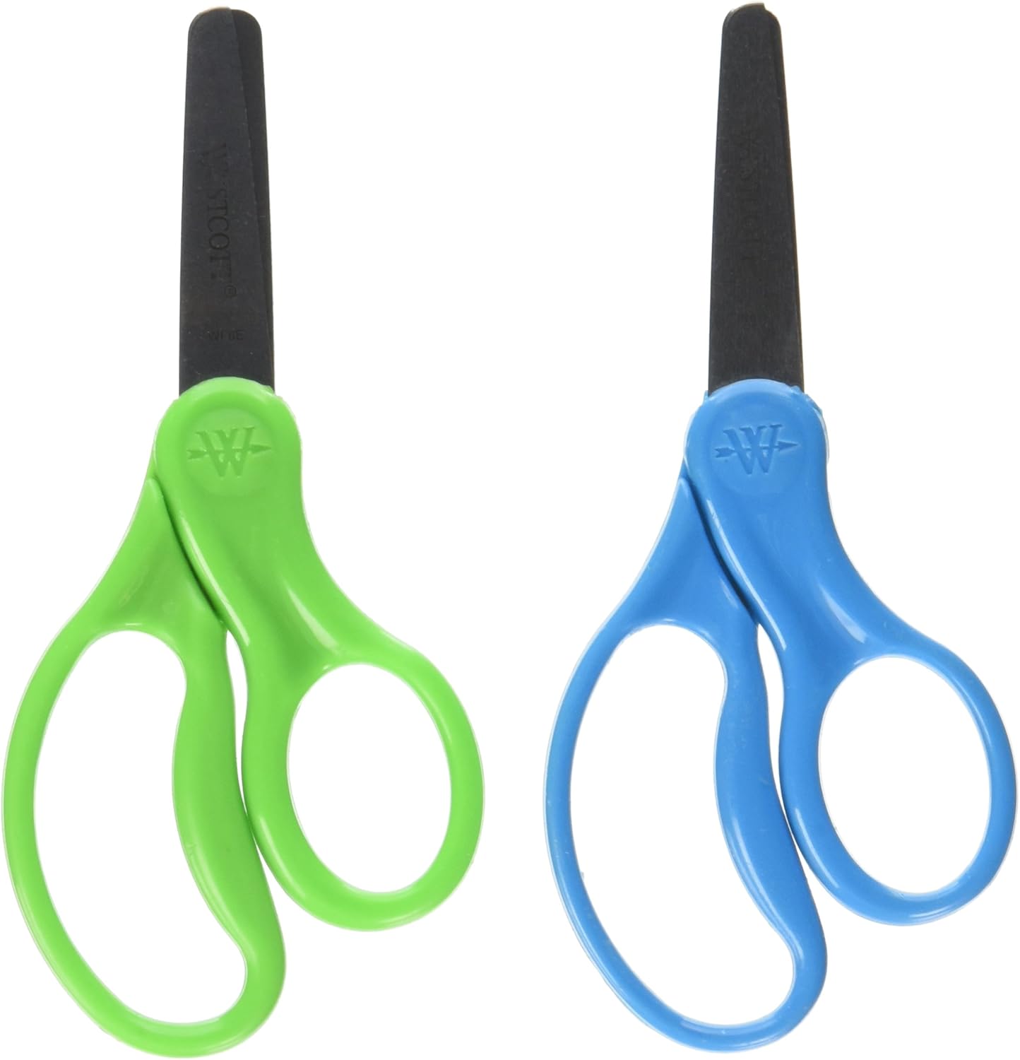 Westcott for kids blunt tip scissor 2pk green and blue-2.49 Westcott for kids blunt tip scissor 2pk green and blue - Image 1