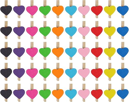 Wooden love clip 20ct-$1.79 Wooden love clip 20ct - Image 1