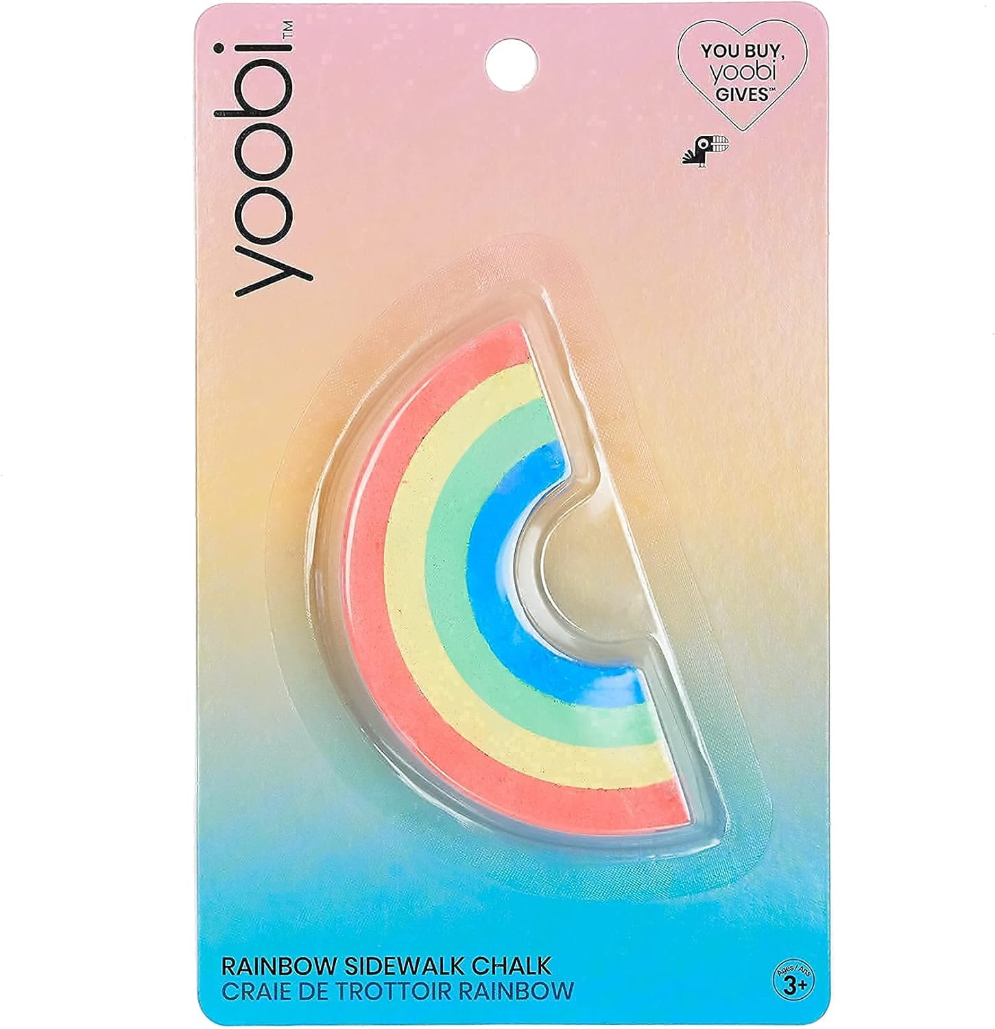 Yoobi colored rainbow chalk-5.99 Yoobi colored rainbow chalk - Image 1