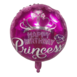 Prince or princess foil balloon 18"