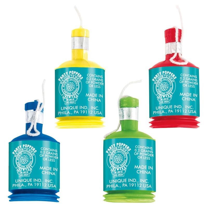 party popper 6ct.2.99 Small party popper 6ct. - Image 1